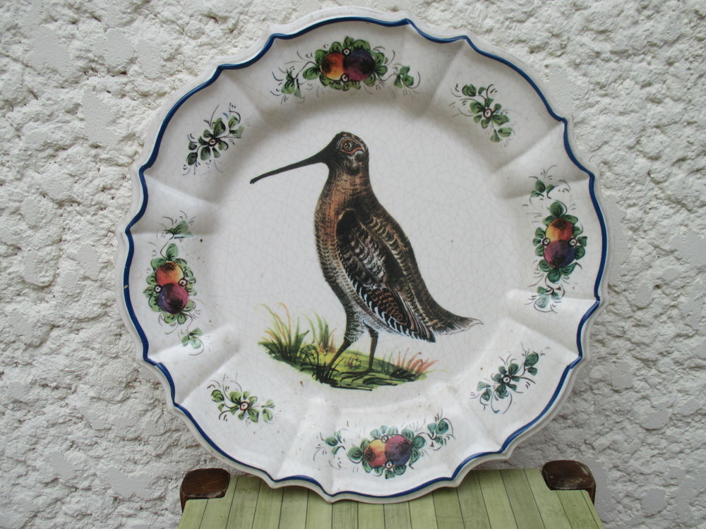 Assiettes d&eacute;coratives: oiseaux, gibier Décoration