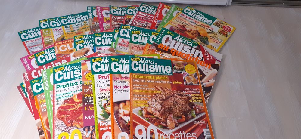 Lot de 35 Livres/Magazines "Recettes Cuisine Diverses" Livres et BD