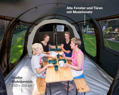 Trs grande tente GTLD 4/8 personnes 290 Poitiers (86)