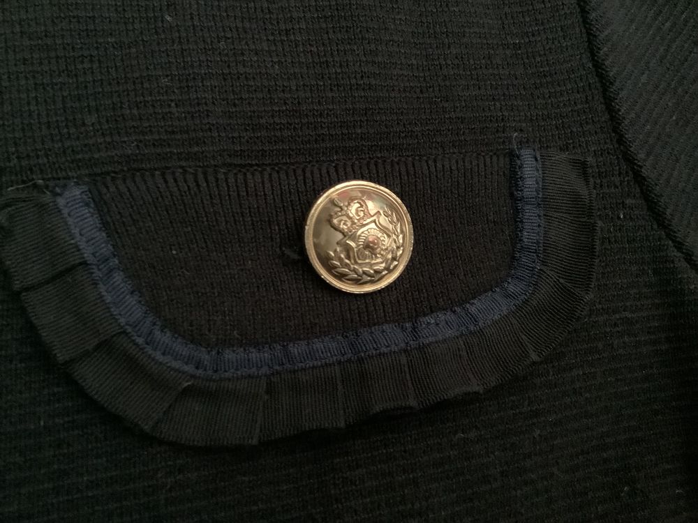 Maje Robe courte noire, manches courte T38 Vêtements
