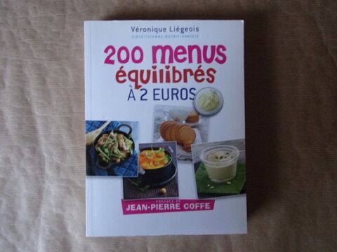 Livre 200 menus quilibrs  2 Euros 4 Montaigu-la-Brisette (50)