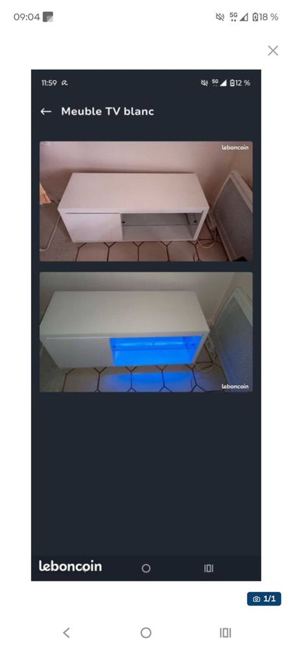 meuble TV blanc Meubles
