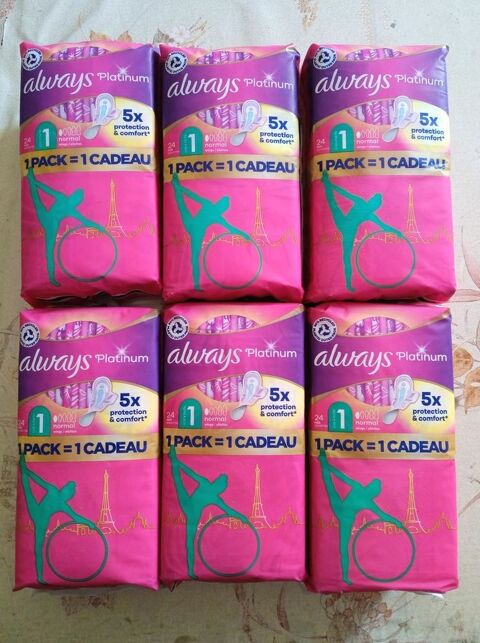 Always Platinium T1 Normal, protection hyginique NEUF
13 Aubin (12)