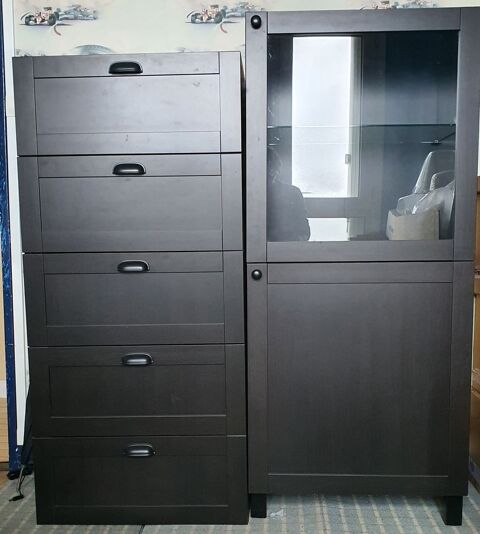 Meuble Ikea brun noir 190 Champigny-sur-Marne (94)