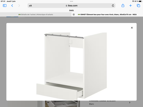 IKEA Meuble de cuisine encastrable pour four 50 Sérignan (34)