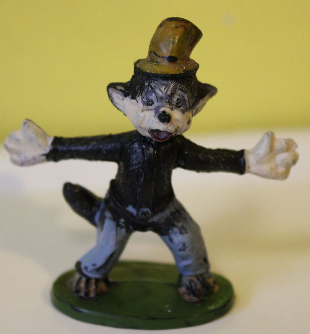 Figurine Jim vintage 60 petit loup Disney (3 petits cochons) 