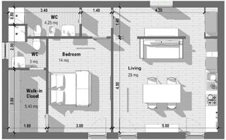  Appartement à vendre 2 pièces 31 m² Asnières-sur-seine