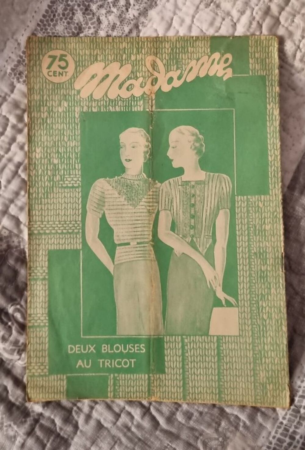 Revue de mode vintage "Madame" - 4 avril 1935 