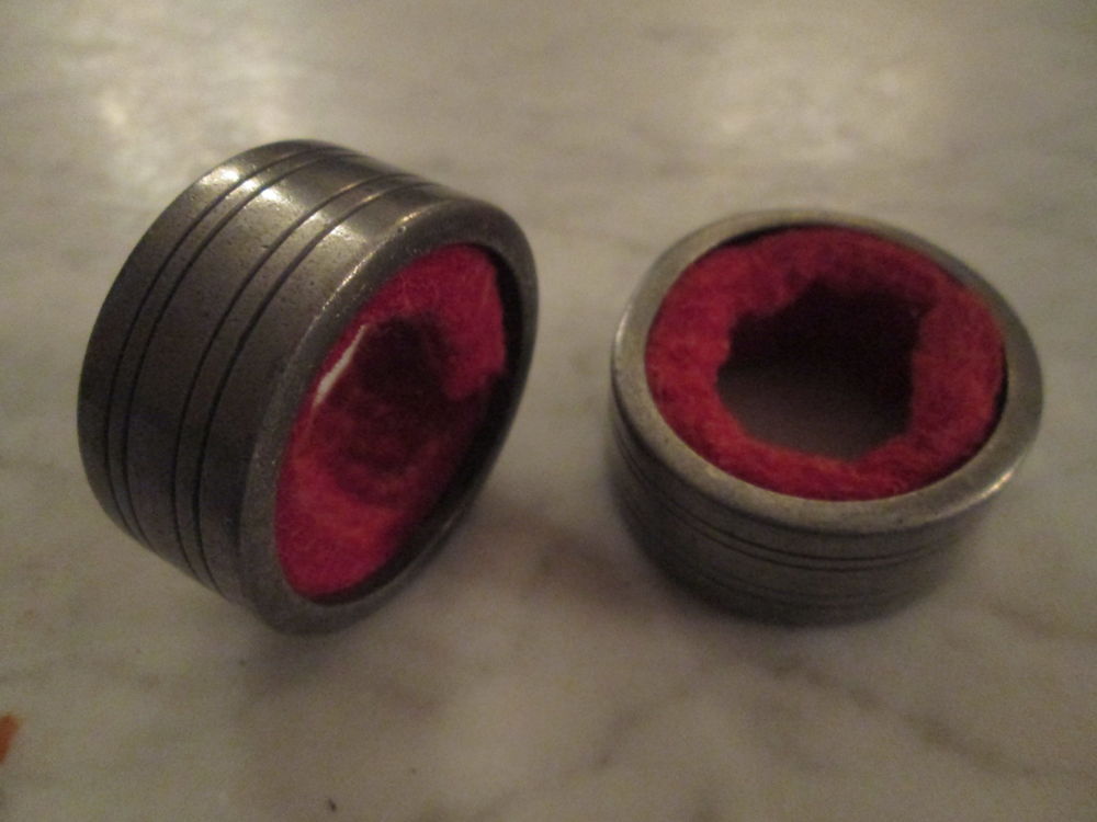 Anneau anti goutte pour bouteille en &eacute;tain lot de 2 Décoration