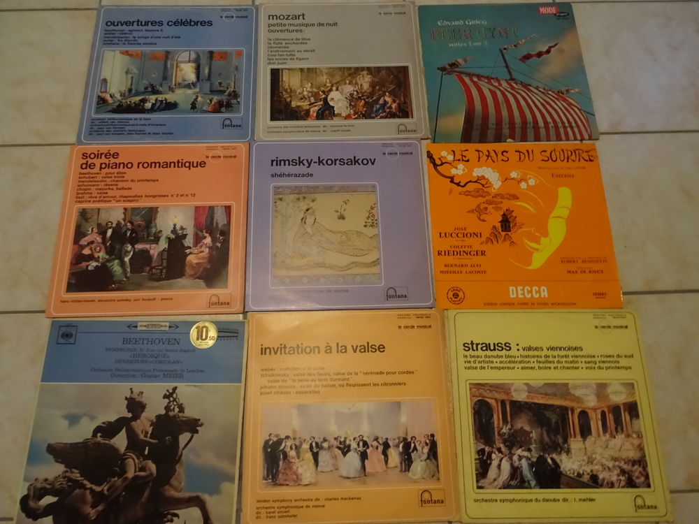 disques musique classique 33 tours CD et vinyles