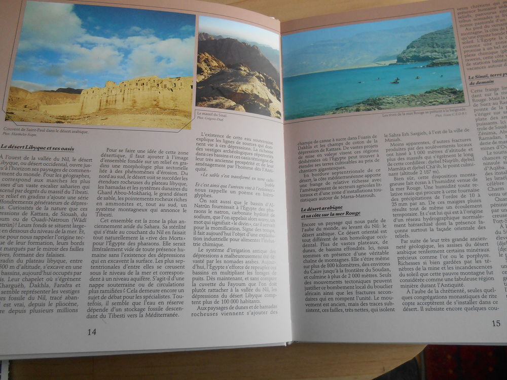 &Eacute;GYPTE &Eacute;ditions Larousse Collection Monde &amp; Voyages (1990) Livres et BD