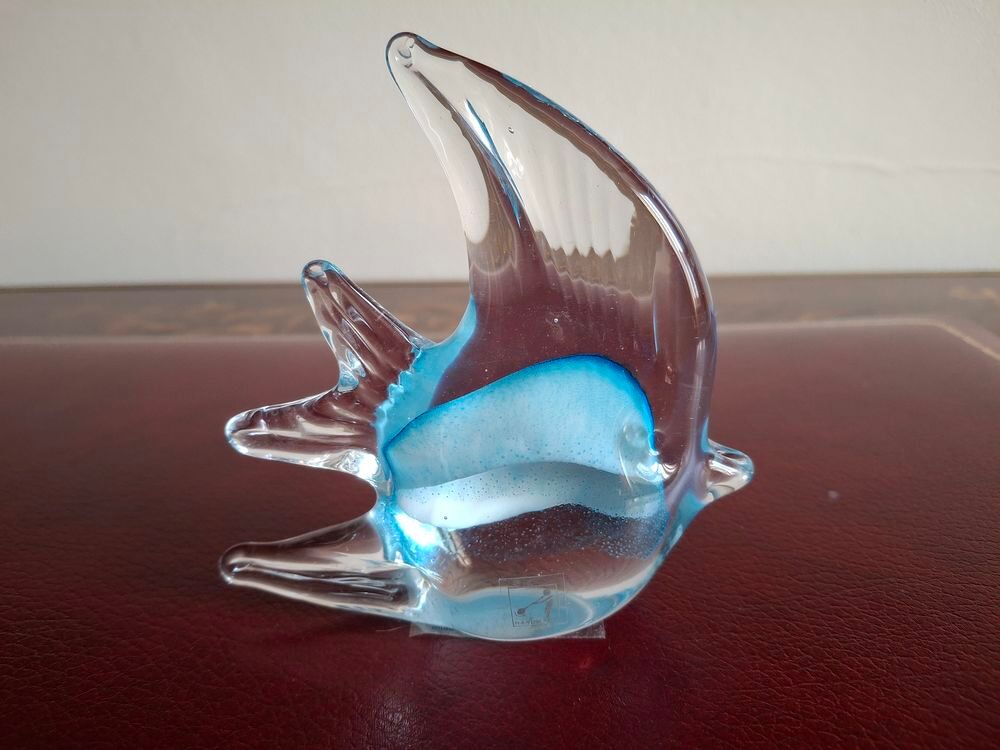 Poisson en verre souffl&eacute; Leonardo Décoration