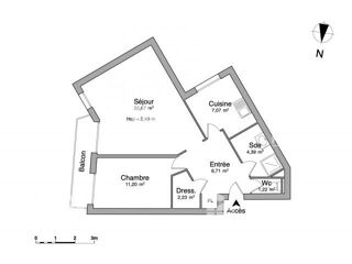 Appartement 2 pièces 56 m² · à Paris 15 · 56 m² · 535 000 €