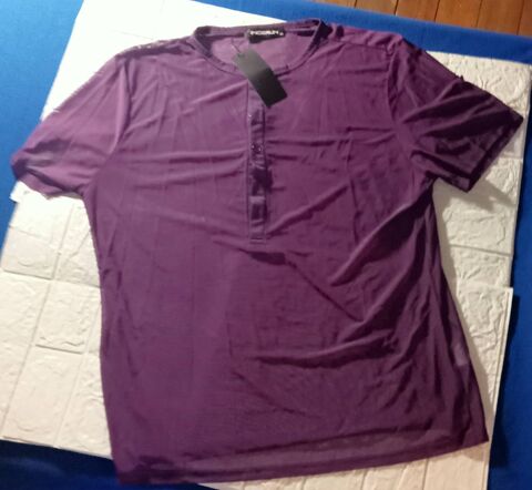Polo homme � manche courte en colorie violet T3XL 12 Lyon 9 (69)