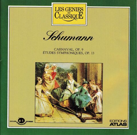 CD     Schumann Carnaval Op.9,   12 tudes Symphonique Op.13 4 Antony (92)