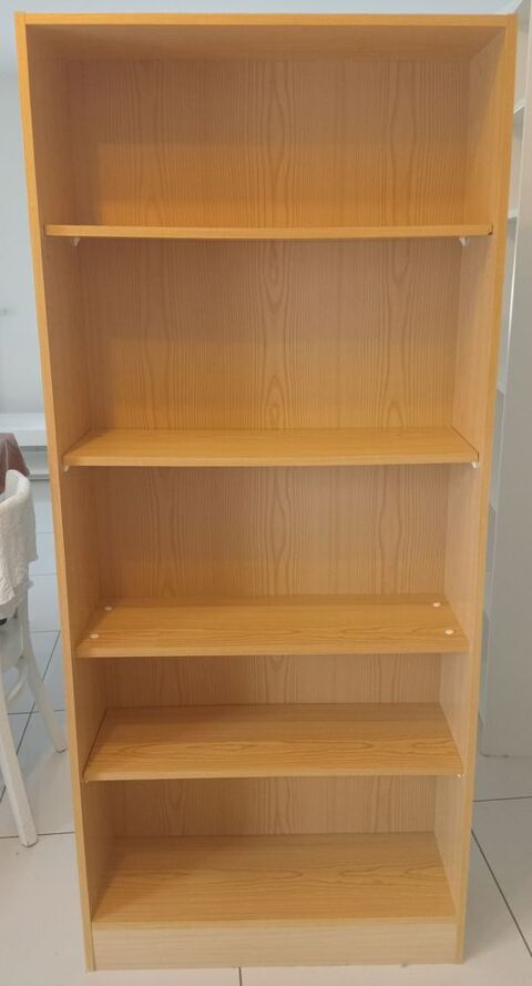 Bibliothèque, brun motif noyer, 76x28x175 cm 10 Divonne-les-Bains (01)