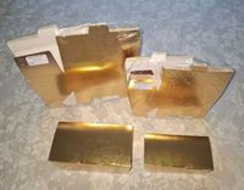   Ballotins Or pour Chocolats/Confiseries. Neufs cartons Or 