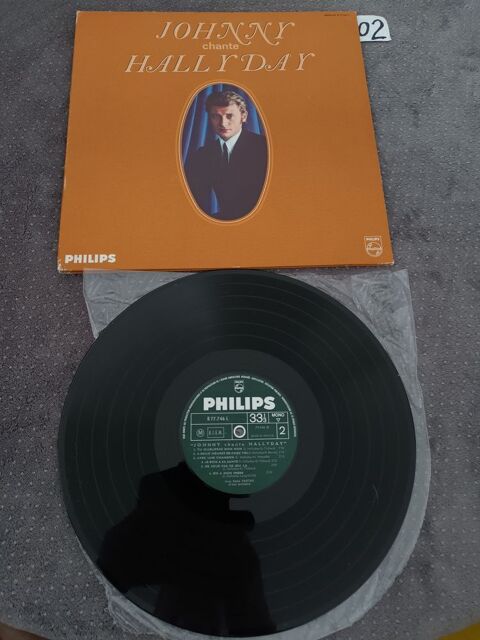 Disques 33 tours Johnny Halliday, Arcueil (94)
