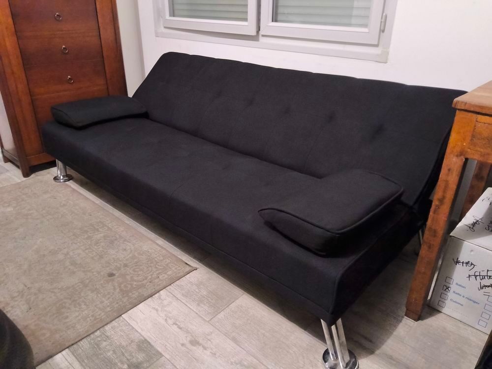 Banquette Clic-clac noire Meubles