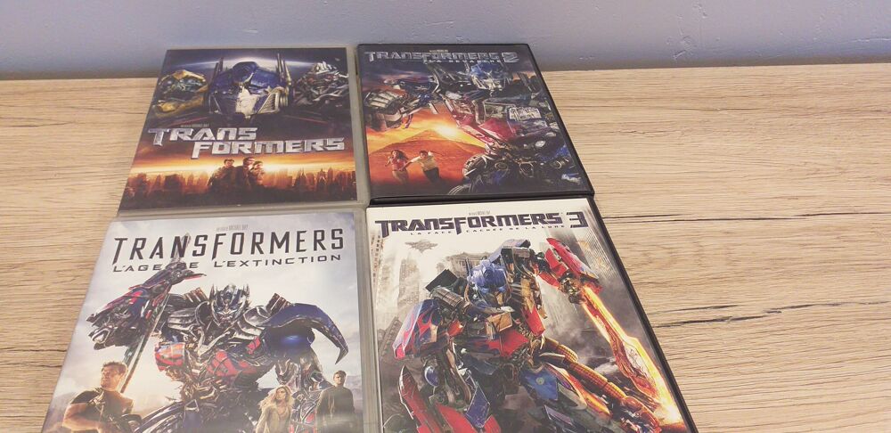 lot de 4 dvds Transformers DVD et blu-ray
