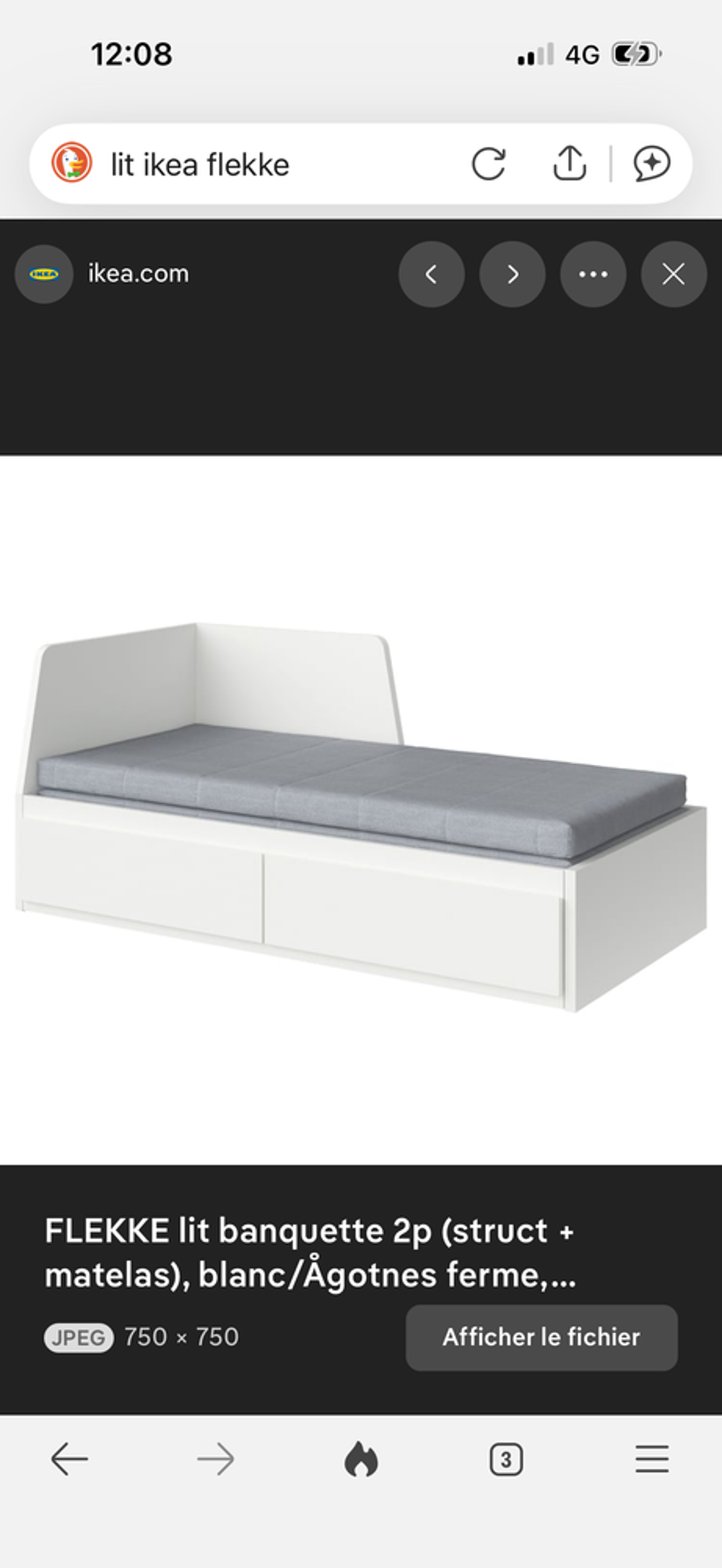 Lit gigogne IKEA FLEKKE Meubles