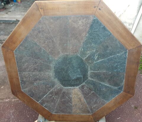 Table basse octogonale dessus chiste (genre d'ardoise) 0 Pontoise (95)