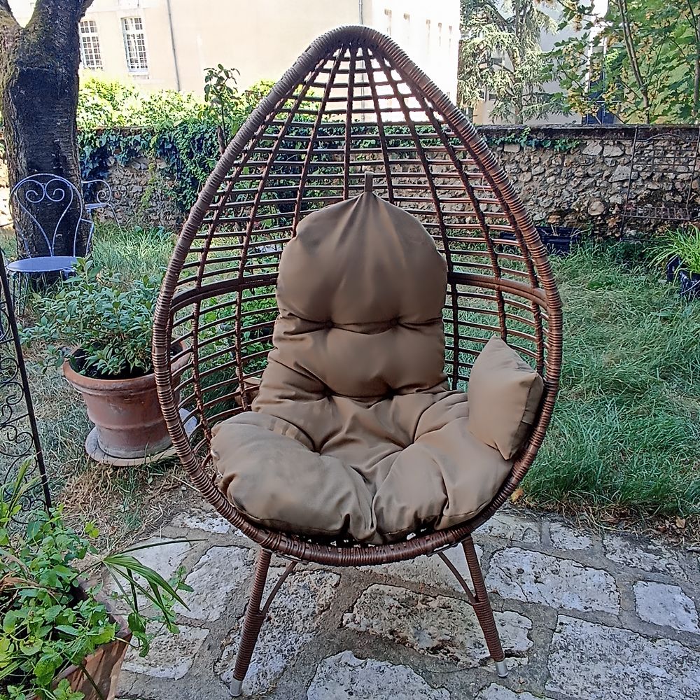 FAUTEUIL OEUF OSIER Meubles