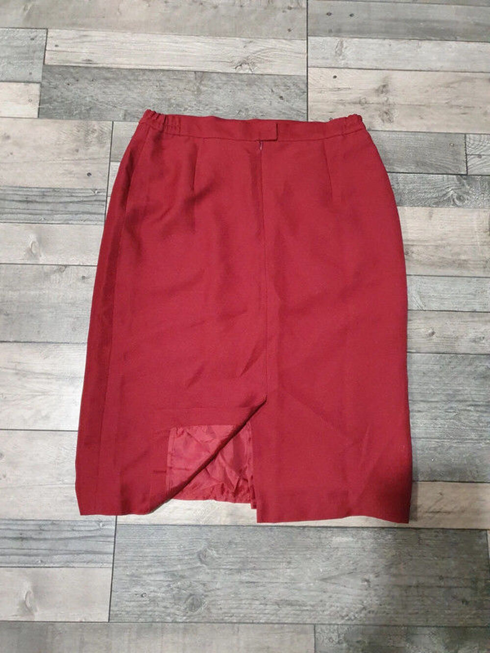 Jupe droite rouge - 46 Vêtements
