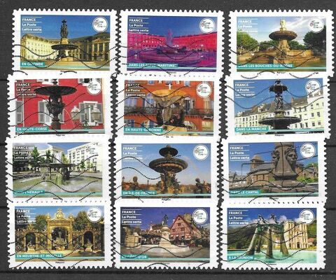 lot de 12 timbres des le no  2455 de 2024 Maubeuge (59)