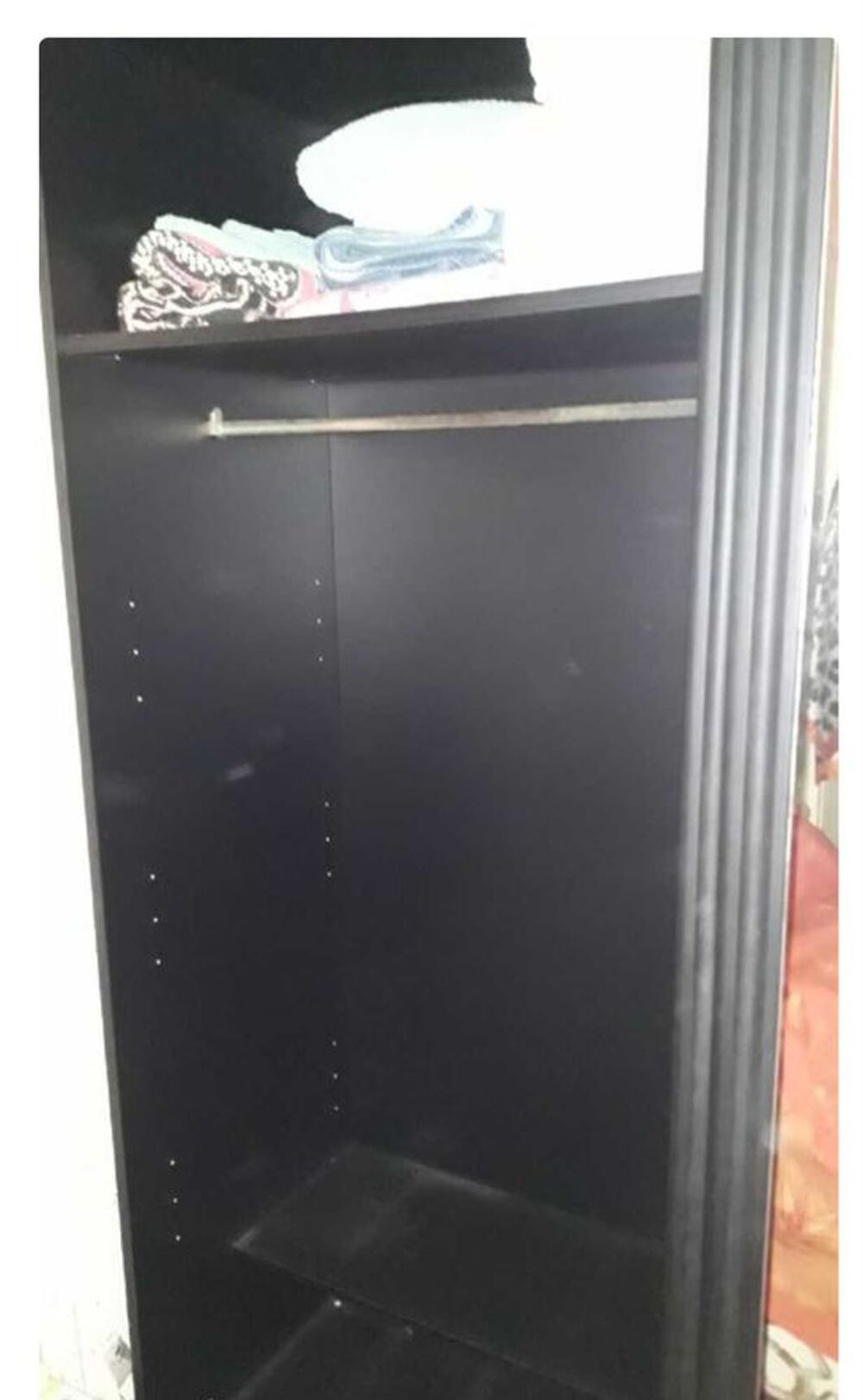 armoire noire Gautier portes coulissantes Meubles