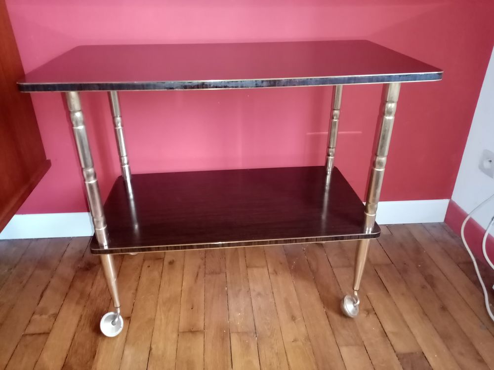 Table TV vintage / Desserte &agrave; roulettes Meubles