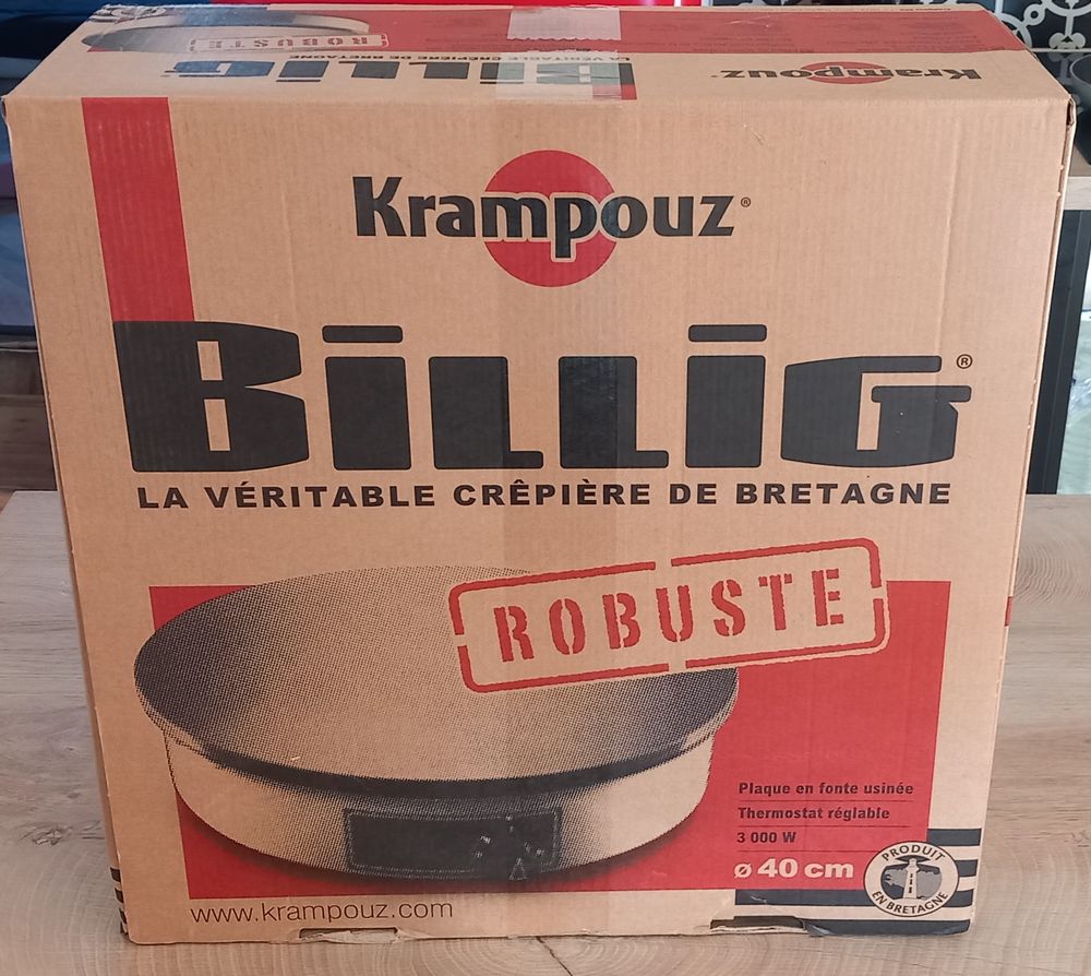 Cr&ecirc;pi&egrave;re Krampouz Billig 45 cm.
Electroménager