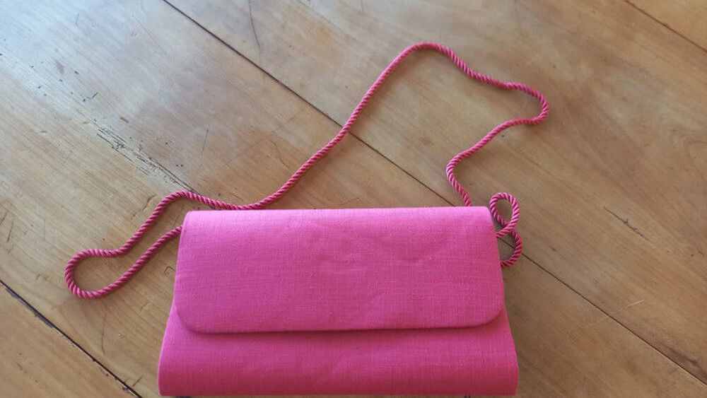Pochette fushia Maroquinerie
