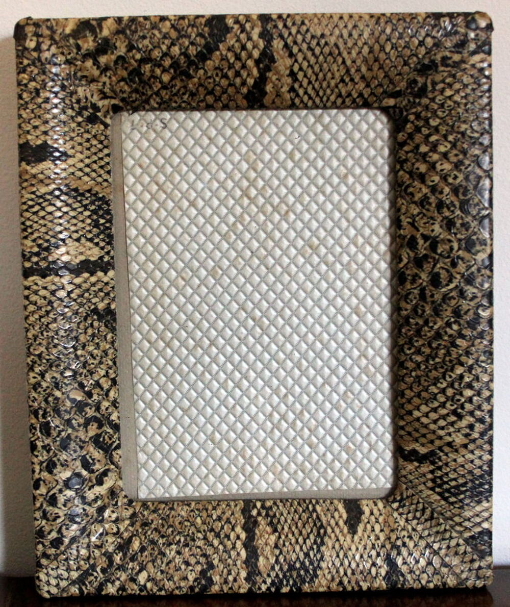 Cadre photo python vinyle design 1950 Décoration