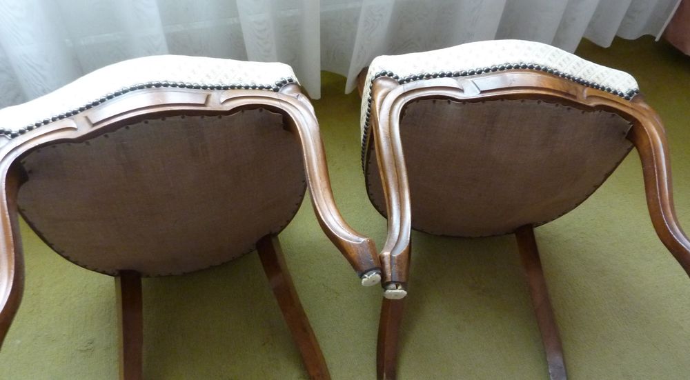 2 Chaises Louis Philippe d'&eacute;poque refaites &agrave; neuf Meubles