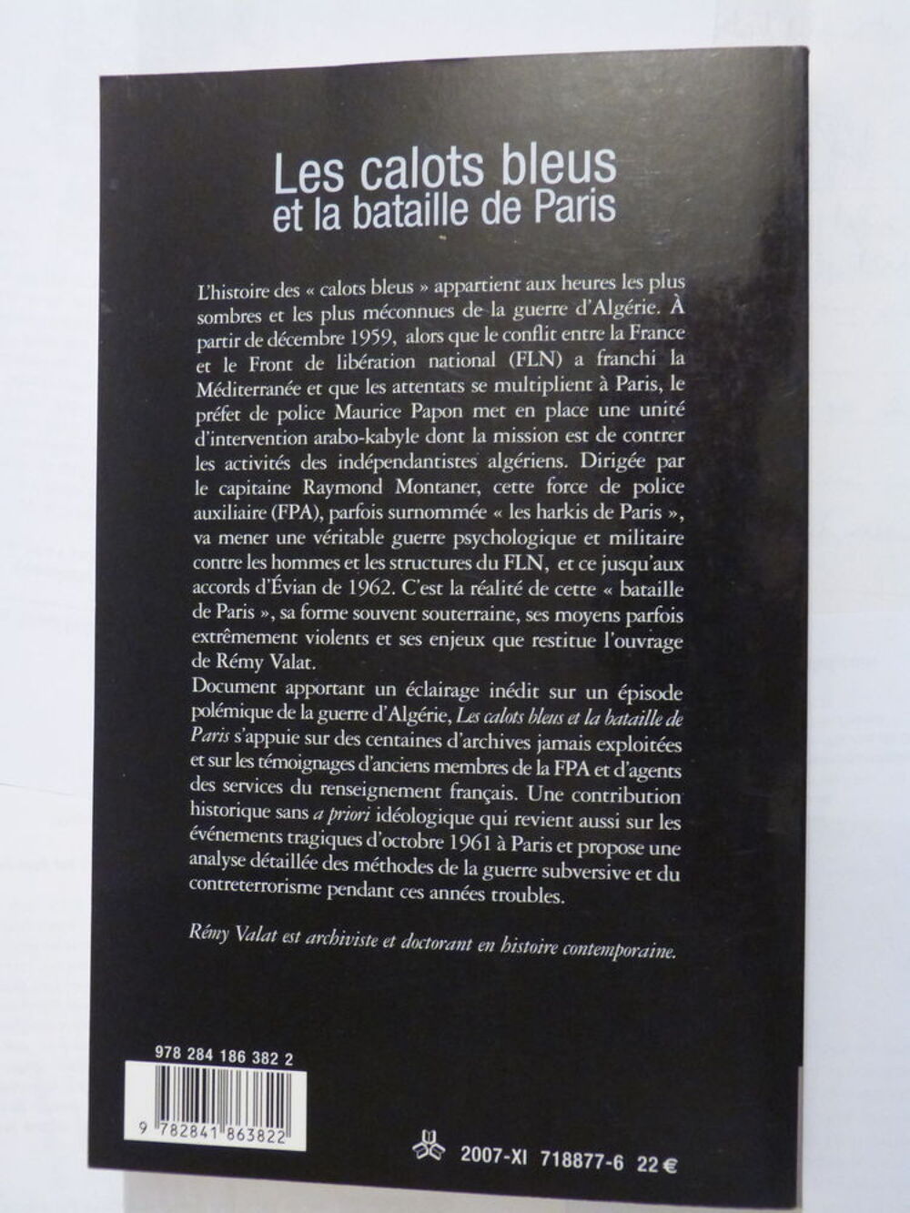 LES CALOTS BLEUS ET LA BATAILLE DE PARIS Livres et BD