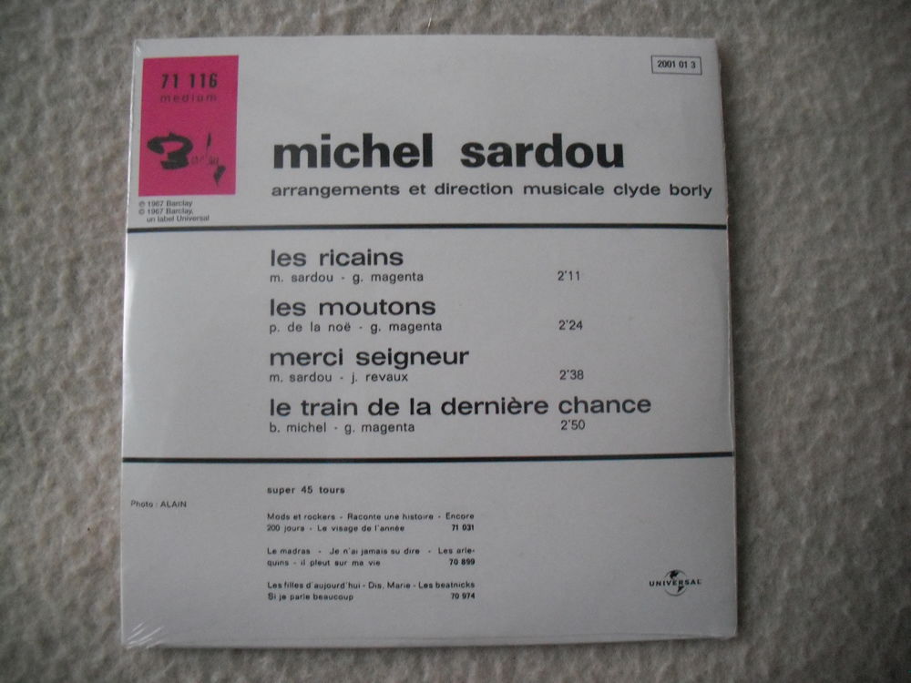 michel sardou les ricain CD et vinyles