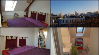 Vente Appartement T3 Duplex 72 m² au sol dernier étage ? Terrasse 24 m² SUD Nantes
