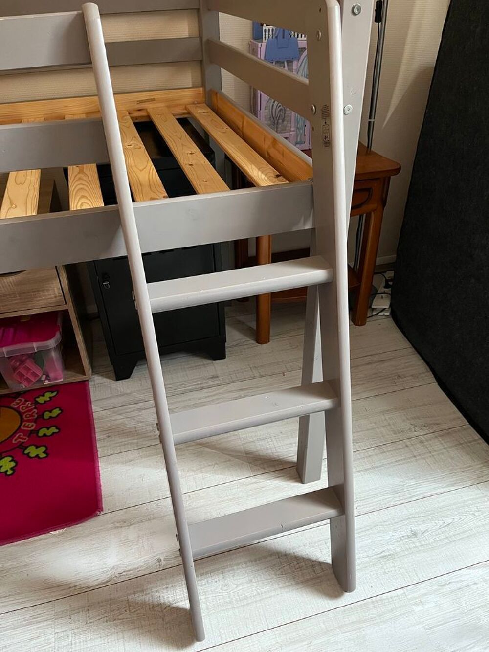 lit mezzanine enfant mi hauteur Meubles