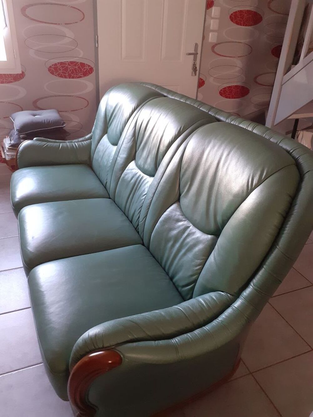 canap&eacute; en cuir Meubles