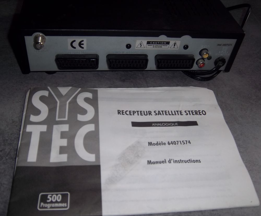 Recepteur satellite stereo Systec Photos/Video/TV