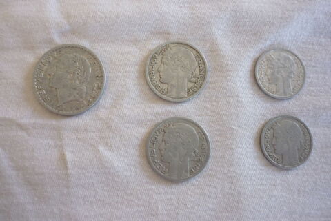 Lot 5 pices de monnaie annes 40 0 Chteaubriant (44)