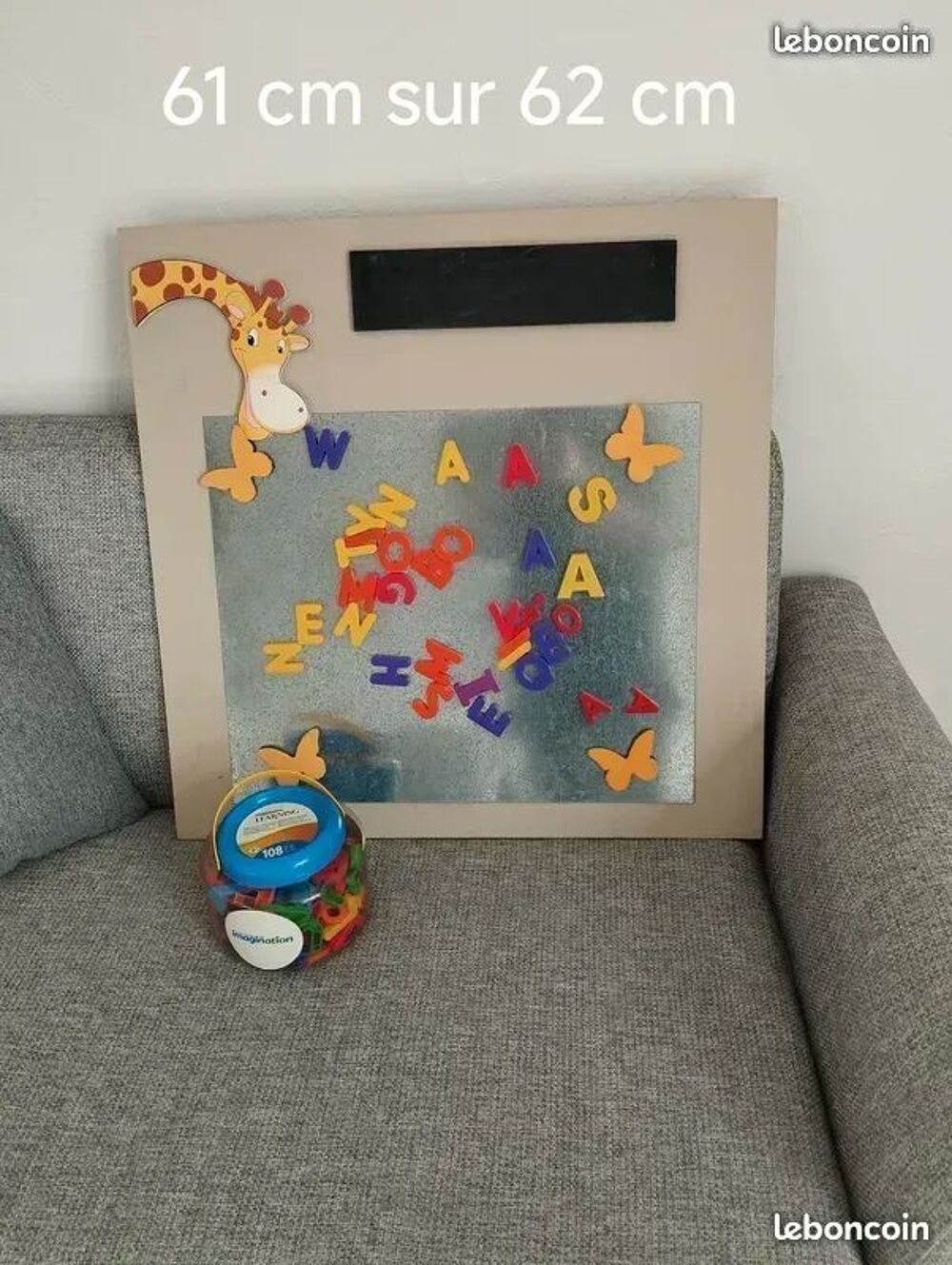 Tableau enfants + lettres magn&eacute;tique Jeux / jouets