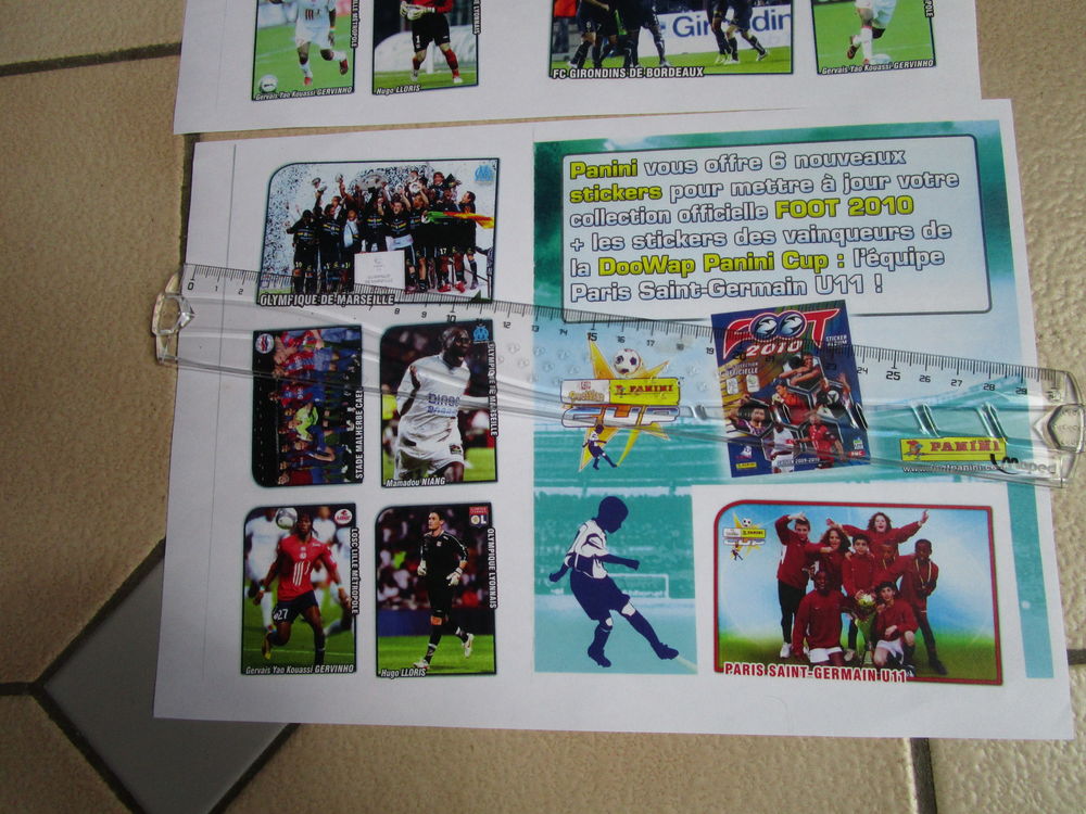 VIEILLES VIGNETTES PANINI 2009/2010"LE FILM DU CHAMPIONNAT" 
