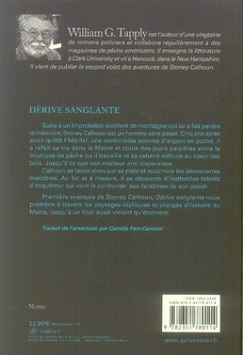 D&eacute;rive sanglante de William G. Tapply Livres et BD