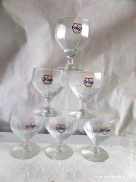 verres de bierre  BRUGS 15 Lyon 8 (69)