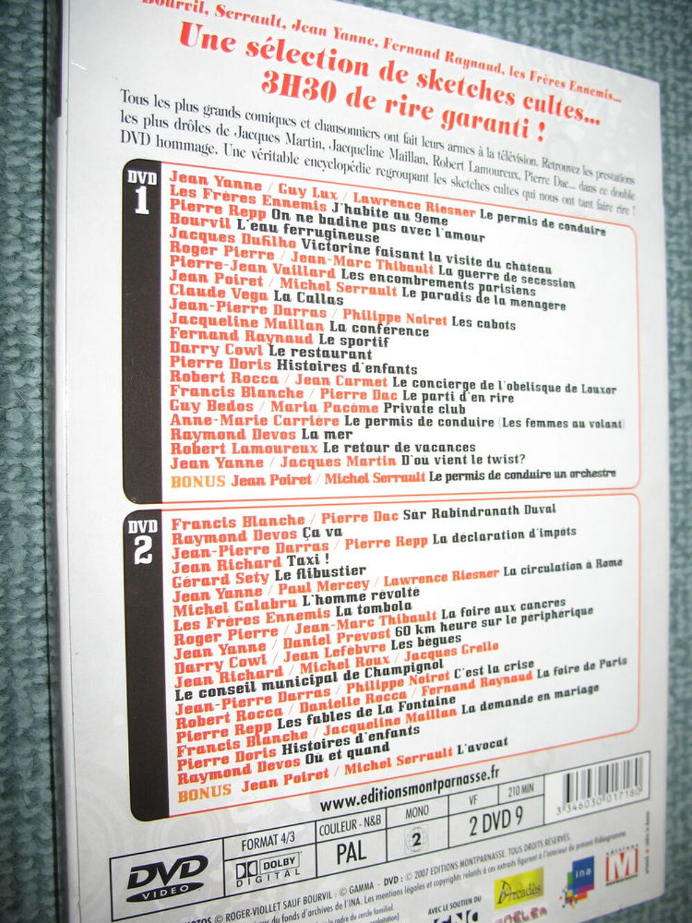 2 DVD "Commiques de toujours" Volumes 1 et 2 DVD et blu-ray