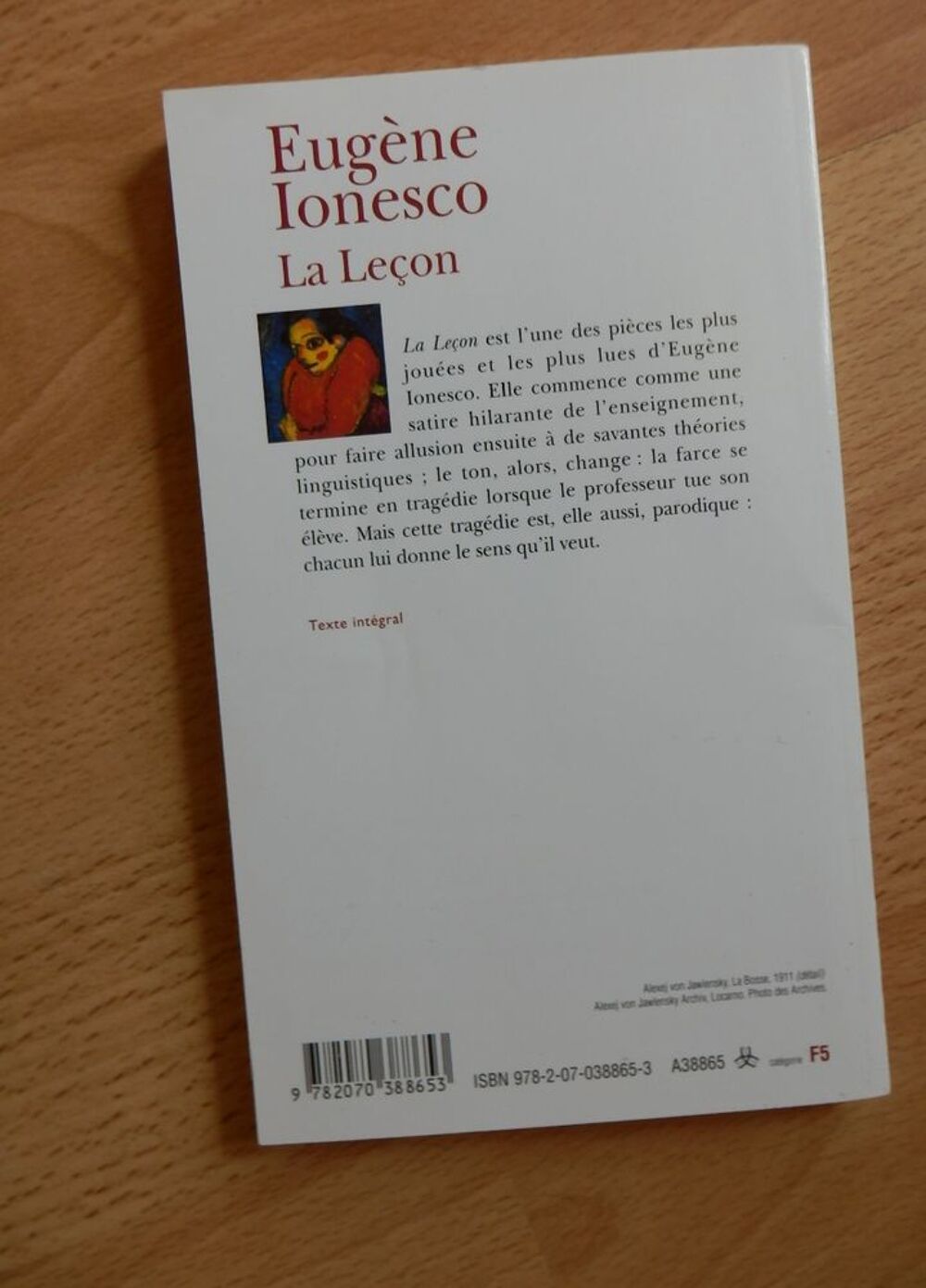 Livre : La le&ccedil;on de Eug&egrave;ne Ionesco : NEUF Livres et BD