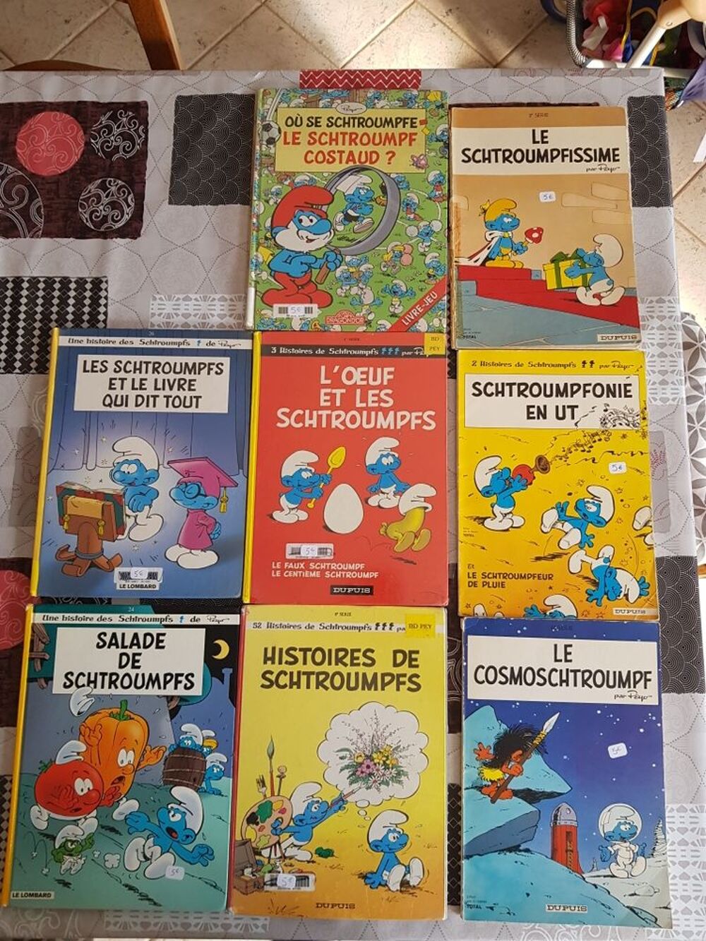 BD schtroumpfs Livres et BD