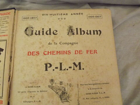 Guide album des chemins de fer PLM Montpellier (34)
